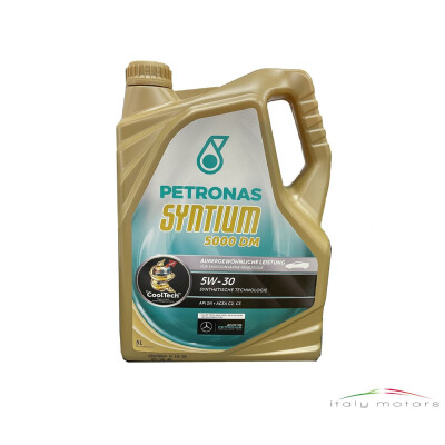 Petronas Syntium 5000 DM Motoröl Öl 5W-30 API SN ACEA C2...