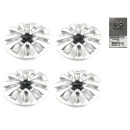 Original Fiat 500X Radkappen Felgendeckel 16 Zoll Silber...