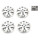 Original Peugeot Radkappen Radzierblende Felgendeckel Hobart 15 Zoll Set 5416H5