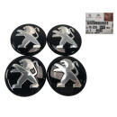 Original Peugeot Radnabenandeckung Nabendeckel Set 4...