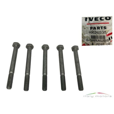 Original Iveco Injektor Schraube Zylinderschraube Set 5 Stück 16626535