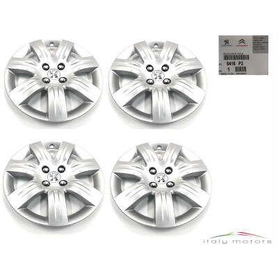 Original Peugeot Partner Tepee Radkappen Radzierblende 16 Zoll Set 5416P3