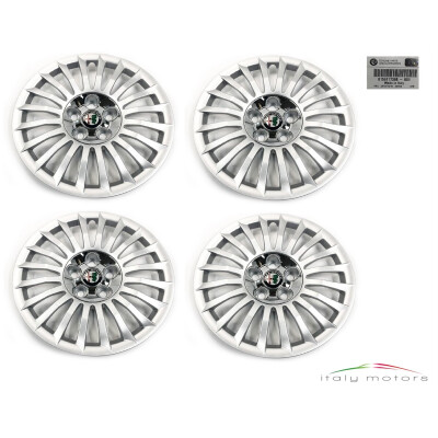 Original Alfa Romeo Giulietta ab BJ 2016 Radkappen 16 Zoll Set 4 Stück 156117398