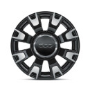 Original Fiat 500 Bj 2007 Leichtmetallfelgen Alufelgen 14...