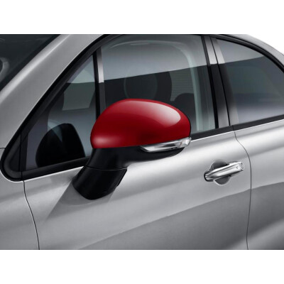 Original Fiat 500X ab Bj 2018 Aussenspiegelkappe Seitenspiegel Abdeckung Kappe rot 50903553