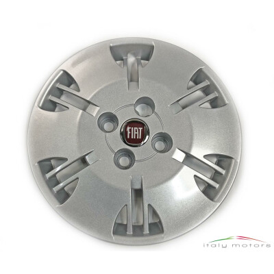1x Radkappe für Fiat Panda ab BJ 03 13 Zoll Logo rot...