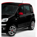Original Fiat Panda Aussenspiegelkappen Set Mattrot...