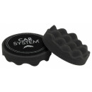 CarSystem Polierpad gewaffelt schwarz 85 mm weich 1...