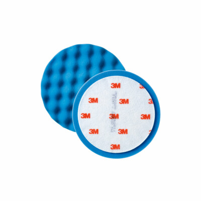 3M Anti-Hologramm Polierschwamm Polierschaum Ø 150 mm blau 1 Stück 50388