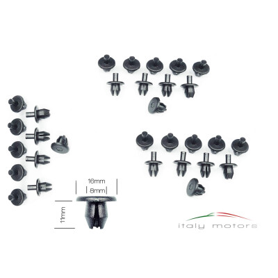 30x Fiat Alfa Romeo Befestigungs Clips Kunstoff Niet...