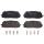 Bremsbelagsatz Brembo für Audi Cupra Seat VW 4M0698151AP 83A698151B 4K0698151C