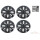 Original Citroen C3 C4 Cactus Radkappen Radblenden 15 Zoll Set 4 St. 98078085TH