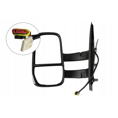 Außenspiegel links lang für 7 PIN + 4 PIN für IVECO Daily 14> 5802029799