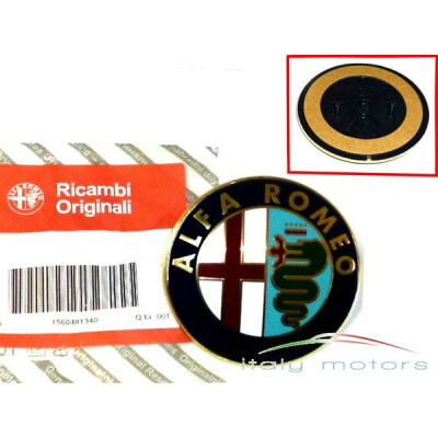 Original Alfa Romeo GT 156 147 Emblem Heckklappe Kofferraum Hecktür 156048134
