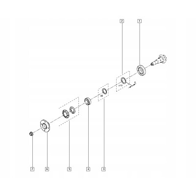 Original Renault Master ab BJ 2010 Dichtungsatz Differential 381895167R