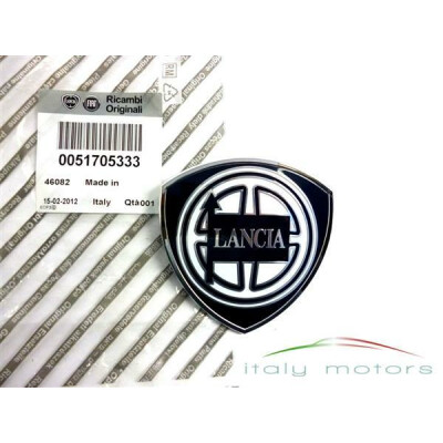 Original Mopar Lancia Ypsilon 843 Modellzeichen Emblem Logo hinten 51705333