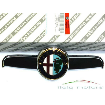 Alfa Romeo Spider original Emblem Kühlergrill Grill Front Scudetto NEU 156067471