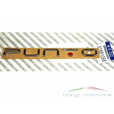 Fiat Punto Evo ( Abarth ) original Schriftzug Modellzeichen Emblem Heck 51881058