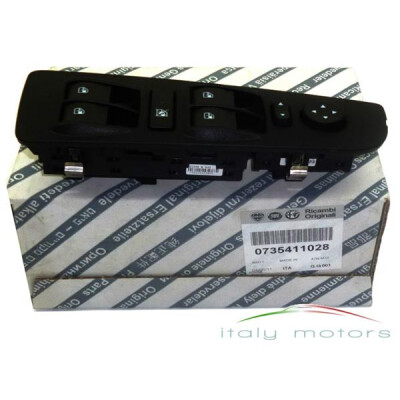 Fiat Grande Punto 05-09 original Schalter elektrische Fensterheber 4er 735411028