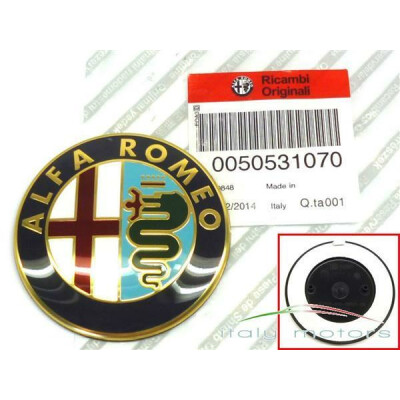 Alfa Romeo Giulietta original Emblem Frontemblem Kühlergrill vorne 50531070 NEU