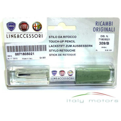 Original Alfa Romeo Fiat Lancia Lackstift Verde Libero  309/B  2x 8ml 71805021