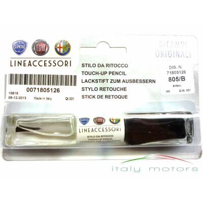 Alfa Romeo Fiat Lancia original Lackstift  Nero Etna 805/B  2x 8ml 71805126