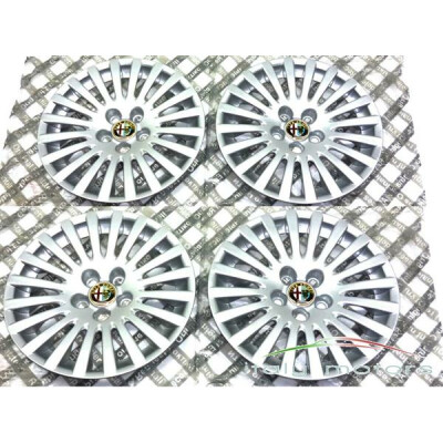 Alfa Romeo 159 original Felgendeckel Radkappe silber 16 Zoll 50508358 NEU - SET