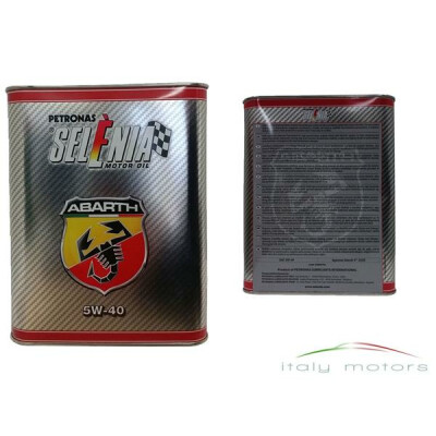 Petronas Selenia Abarth Motoröl ÖL SAE 5W-40 für Abarth N...