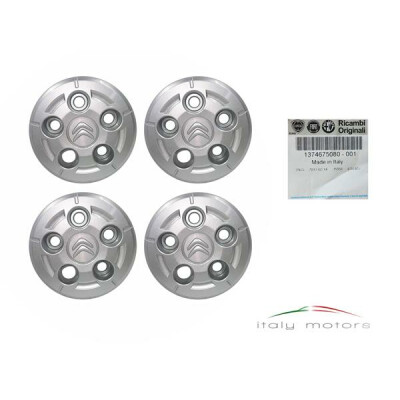 Original Citroen Jumper 250 Radkappen Nabendeckel 16 Zoll 5x130 Set 1374675080