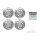 Original Citroen Jumper 250 Radkappen Nabendeckel 16 Zoll 5x130 Set 1374675080