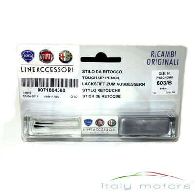 Alfa Romeo Fiat Lancia original Lackstift Nero 603/B  2x 8ml 71804360