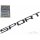 Original Jeep Renegade Compass Schriftzug Emblem SPORT chrome silber 51974538