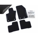 Original Fiat 500X Fußmatten Set 500 Logo Prägung Mattenset Schwarz 50927526