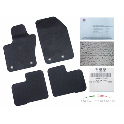 Original Fiat 500X Gummi Fußmatten Gummifußmatte Winter...