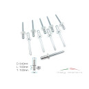 10x Fiat Alfa Romeo Lancia Blindnieten Popnieten 6,4mm 51750705