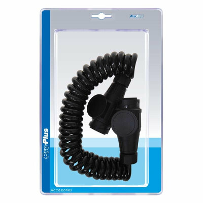 Spiralkabel 3,5M 8 Adern mit 2x Stecker 13-polig PVC im Blister