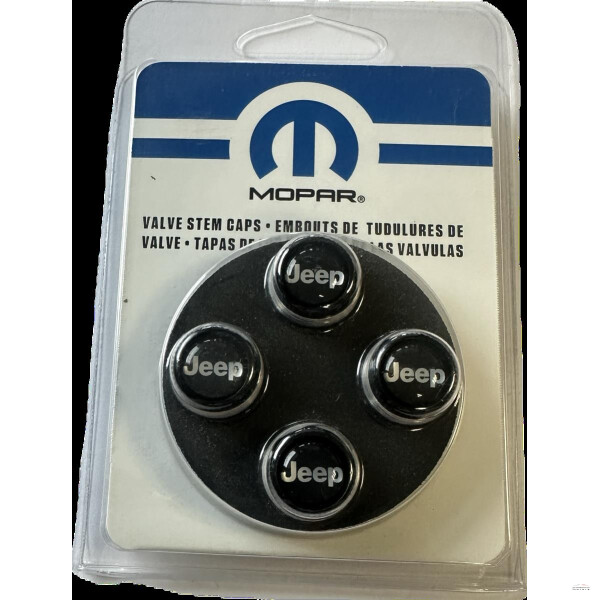 Original Jeep Ventilkappen Reifenventile Kappen schwarz K82214622  