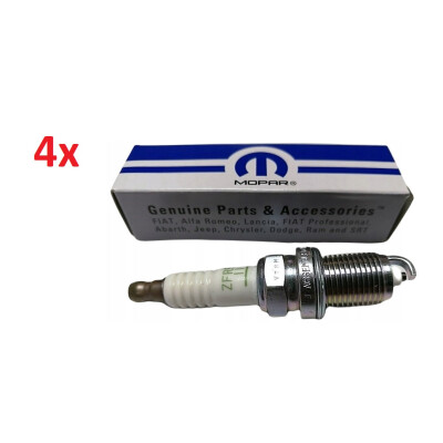 4x Original Fiat Freemont 2.4 Jeep Compass Zündkerzen KSP0ZFR5F11 K04606823AB