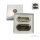 Original Fiat 500 Schlüssel Cover Set moccalatte weiß pastell Set 50926869