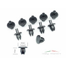 10x Fiat Alfa Romeo Befestigungs Clips Kunstoff Niet...