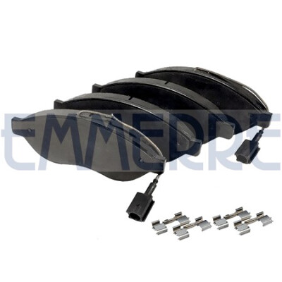 Original EMMERRE BREMSBELÄGE FIAT DUCATO 06> VORNE 1-CZUJNIK 12/15/17Q LIGHT KFZ Ersatzteil 960181