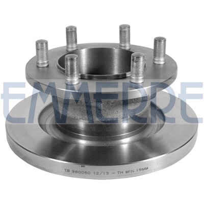 Original EMMERRE BREMSSCHEIBE IVECO DAILY 00> VORNE L/R 35.8 KFZ Ersatzteil 960050