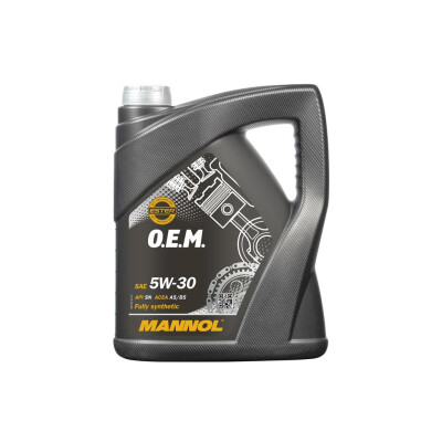 Original MANOL OIL MOTORÖL - 5W30 MANNOL ENERGY FORMULA FR API SN ACEA A5/B5 O.E.M. FFORD VOLVO 5L KFZ Ersatzteil 7707-5