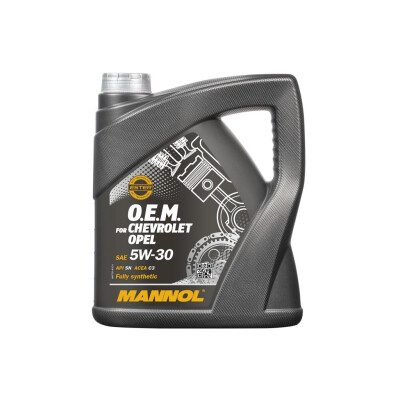 Original MANOL OIL MOTORÖL - 5W30 MANNOL 7701 O.E.M. fChevrolet Opel 4L KFZ Ersatzteil 7701-4