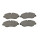 Original VELPART BREMSBELÄGE MERCEDES SPRINTER 06> 906 VORNE OHNE SENSOR KFZ Ersatzteil VCBP126