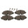 Original FAST BREMSBELÄGE VW CADDY III 03> VORNE 15> KFZ Ersatzteil FT29180
