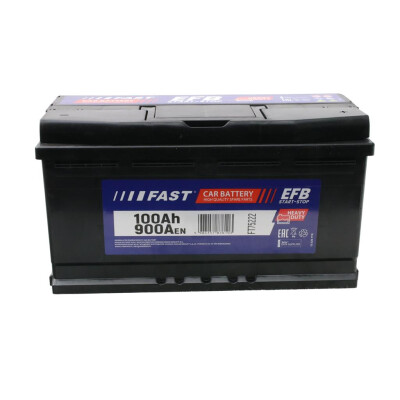 Original FAST AUTOBATTERIE - EFB 100AH 900A 353/175/190 P+ KFZ Ersatzteil FT75222