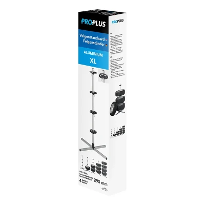 ProPlus Felgenständer Aluminium XL für 4 Reifen Felgenbaum Reifenregal