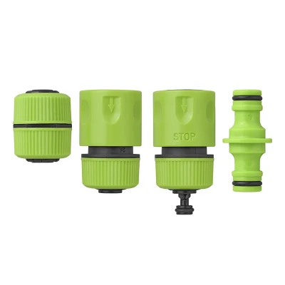 ProPlus Kupplungssatz für Gartenschlauch 4 teilig Wasserschlauchkupplung