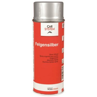 Carsystem Felgensilber Spray Schnelltrocknender Lack Acryl-Basis 400 ml 126.021